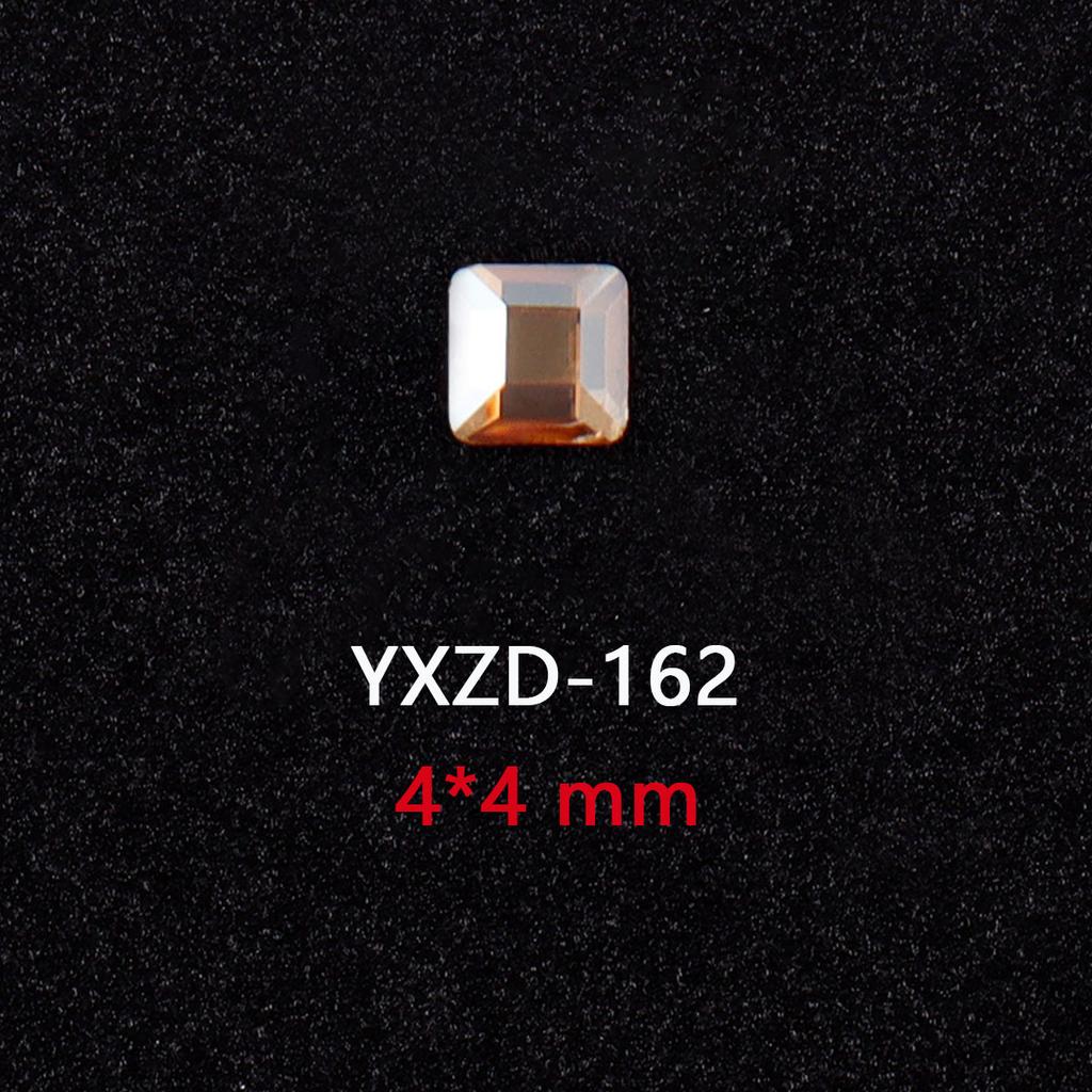1440 Glas Diamanten mit flachem Boden Gold Champagner Speziell geformte Nageldiamanten DIY Tragematerial für Nägel Nagel Speziell geformte Diamanten Zubehör