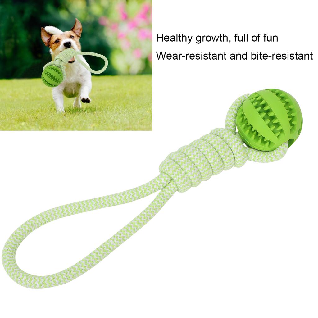 Cotton Rope Outdoor   Dog Leakage Clean Teething Rubber Chewing Toys Pet Supply