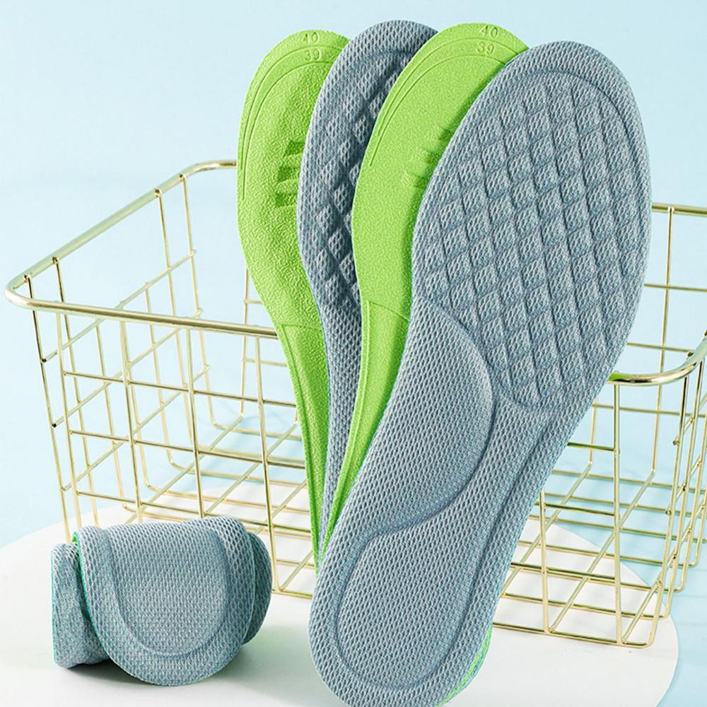 1/3 paar zachte inlegzolen van traagschuim voor schoenen heren dames, deodorant, zweetabsorberend, massage, sportbinnenzool, voetschoenzool, hardlopen