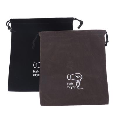 Hair Dryer Drawstring Storage Travel Pouch Hairdryer Organizer Blow Container Hotel Jewelry Cotton Case Blower Supplies Tools