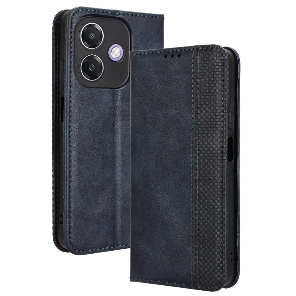 For Oppo A3 4G/A3 5G/A3x 4G/A3x 5G/A40M 4G/A40 4G/A3i 5G/A60 5G Leather Case Wallet Stand Retro Texture Phone Cover