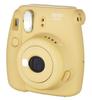 FUJIFILM Instax Mini 8 Plus Instant Camera with Lens and Genuine Hand Strap INS MINI 8P Close-Up (Honey HONEY)