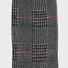 work#glen check / Glen check socks [red line]