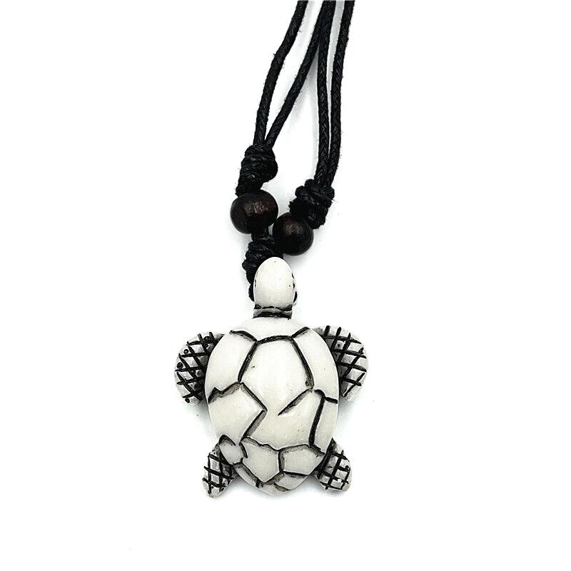 

Мужские резные ожерелья с подвесками в виде морских черепах, винтажные украшения в виде черепах, парное ожерелье as the picture