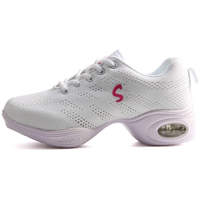 Pohodlné dámské boty Dámské Jazzové Černé Tenisky Tenis De Mujer Síťované Dámské Hip Hop Společenské Moderní Taneční Boty Zapatos