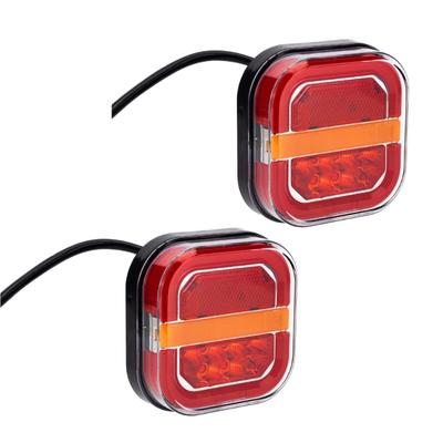 Wasserdichtes Anhänger-LKW-Rücklicht 12V 24V LED-Rücklicht Blinkeranzeige Kennzeichenleuchte Bremse hinten Bremsleuchte