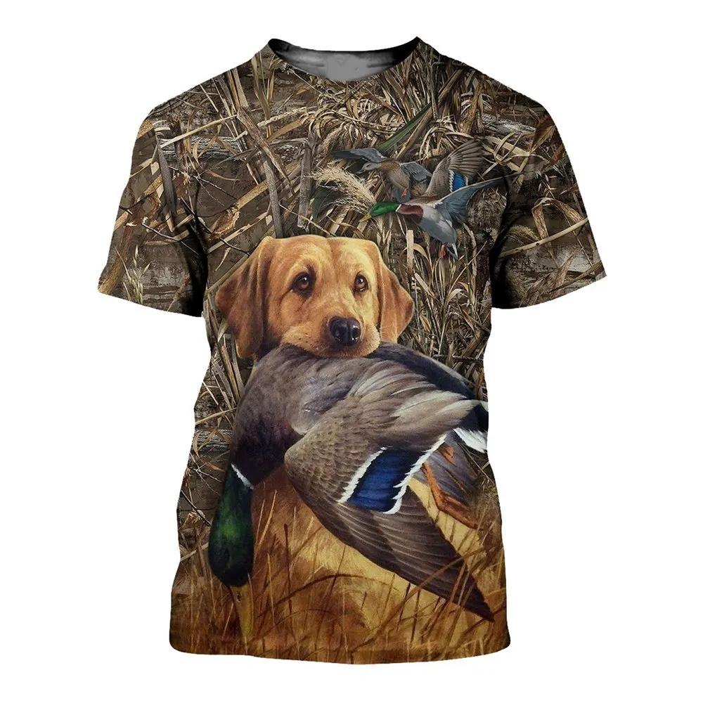 Camiseta Camuflaje Animal Caza Infantil Verano Niños Cuello Redondo Camisetas Moda Tops Camisetas Camiseta Infantil Exterior