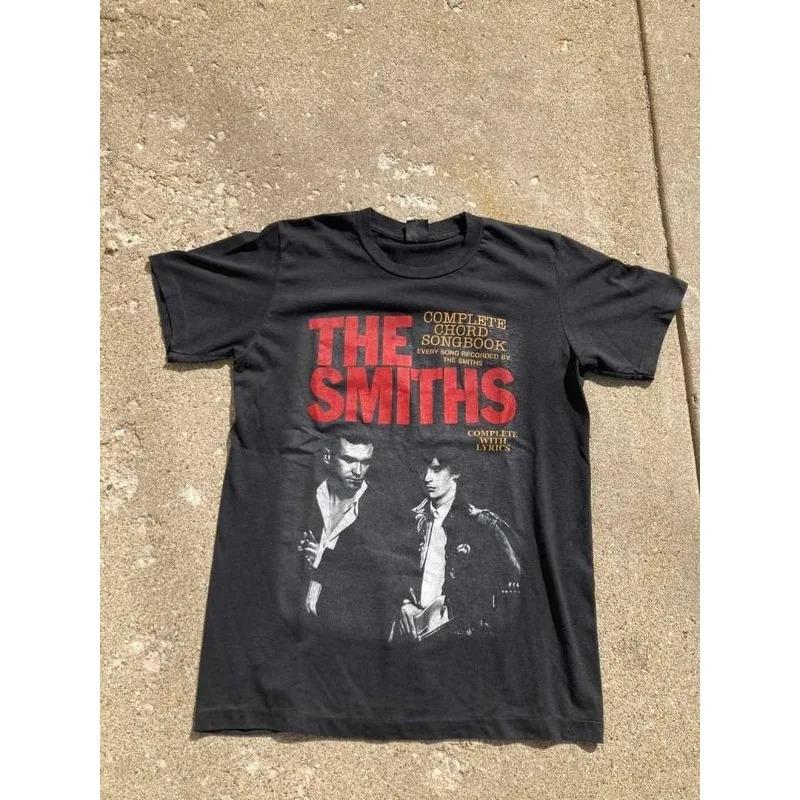 

Stylish Black The Smiths Complete Chord Songbook Casual Cotton Short-Sleeve Woman And Men T-Shirt 4XL