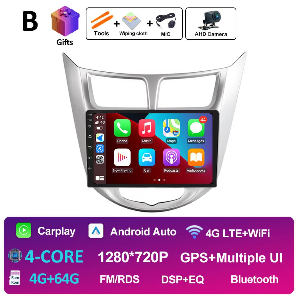 Pentru Hyundai Solaris Verna Accent 1 2010 2011 2012 2013 - 2016 Sistem Smart Android Player Video Auto Autoradio WIFI Ecran Tactil