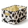 Bedroom Retro Solid Color Storage Box Fabric Printing Animal Pattern Clothing Storage Box Drawer Storage Box