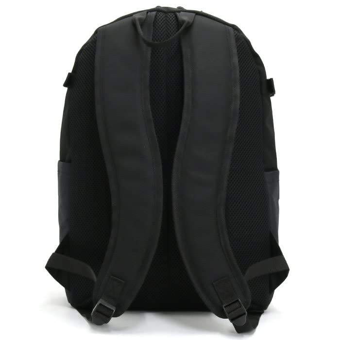 VASKA by Veska Large School Backpack for Men and with Round Black x 30 x 45 x 14cm Backpack, Capacity, Lightweight, Water-Repellent, Women,