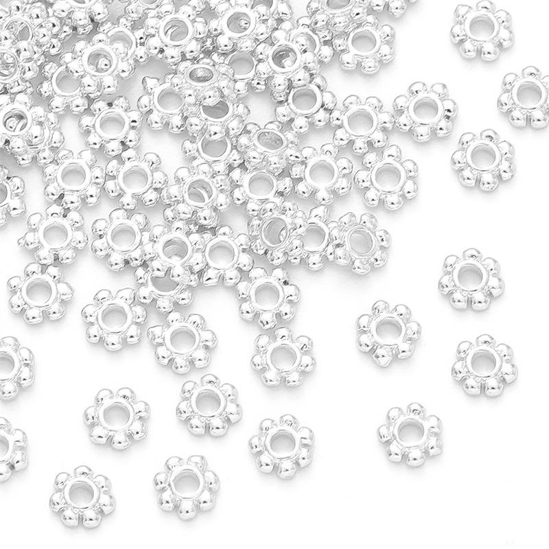 

Разделительные бусины-чашечки в виде снежинок из золота 14 карат для изготовления украшений и браслетов своими руками 10 pcs/pack