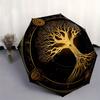 Golden Tree of Life Wall Art Decor - Spiritual Symbolism Poster Print Umbrella Day Gift Y272