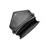 Michael Kors MK Jet Set 11 Logo Chain Saffiano Leather Shoulder Crossbody Bag Small Women Bags Black 32S3GJ6C0L-BLACK