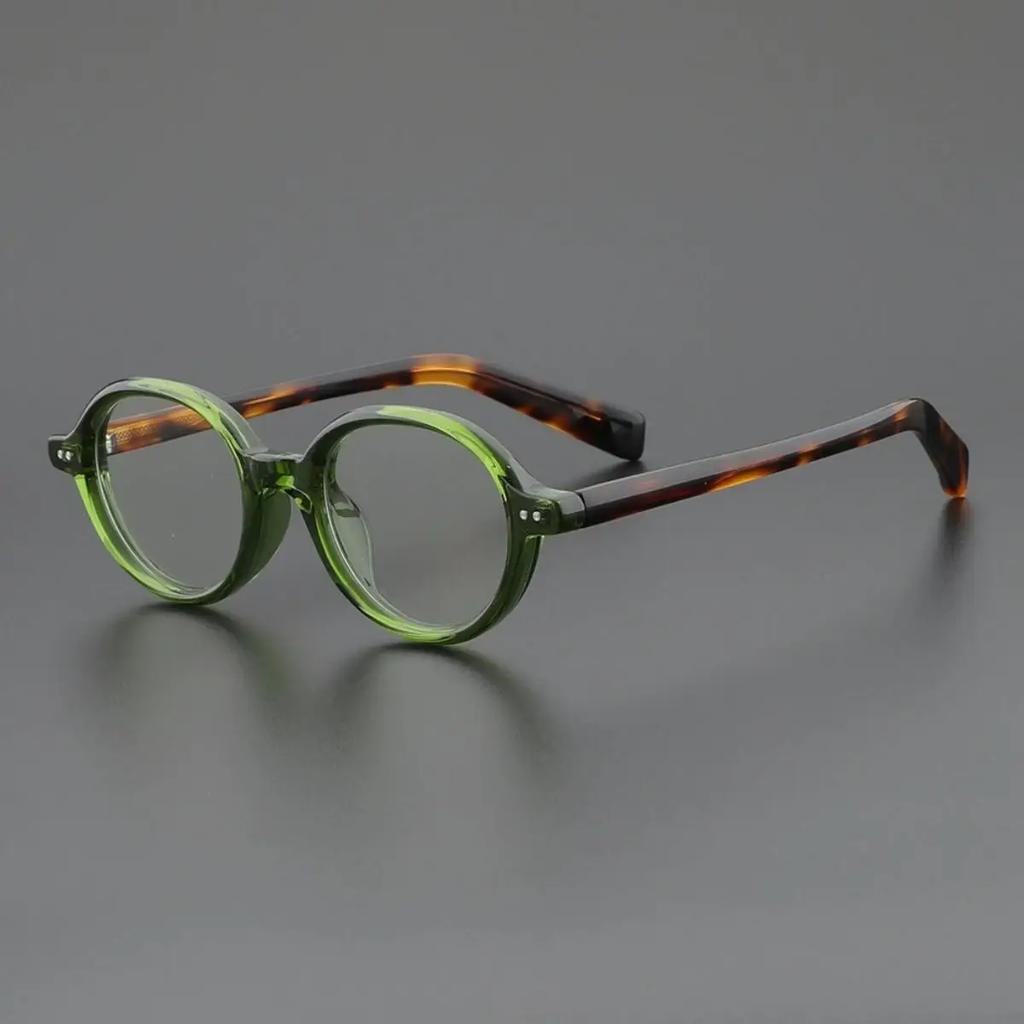 Oval Glasses For Women Retro Vintage Glasses Frame Optical Round Men Female Brown Green Clear Lens Unisex Blue Light Glasses