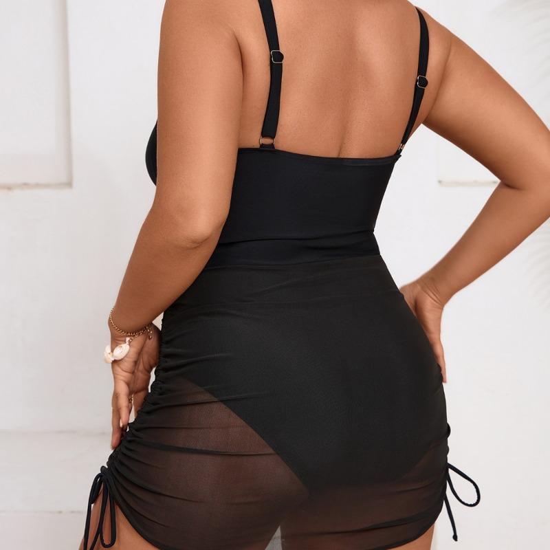2026 Plus Size Women High Waist Bikini Swimsuits, Women's Swimwear & Clothing