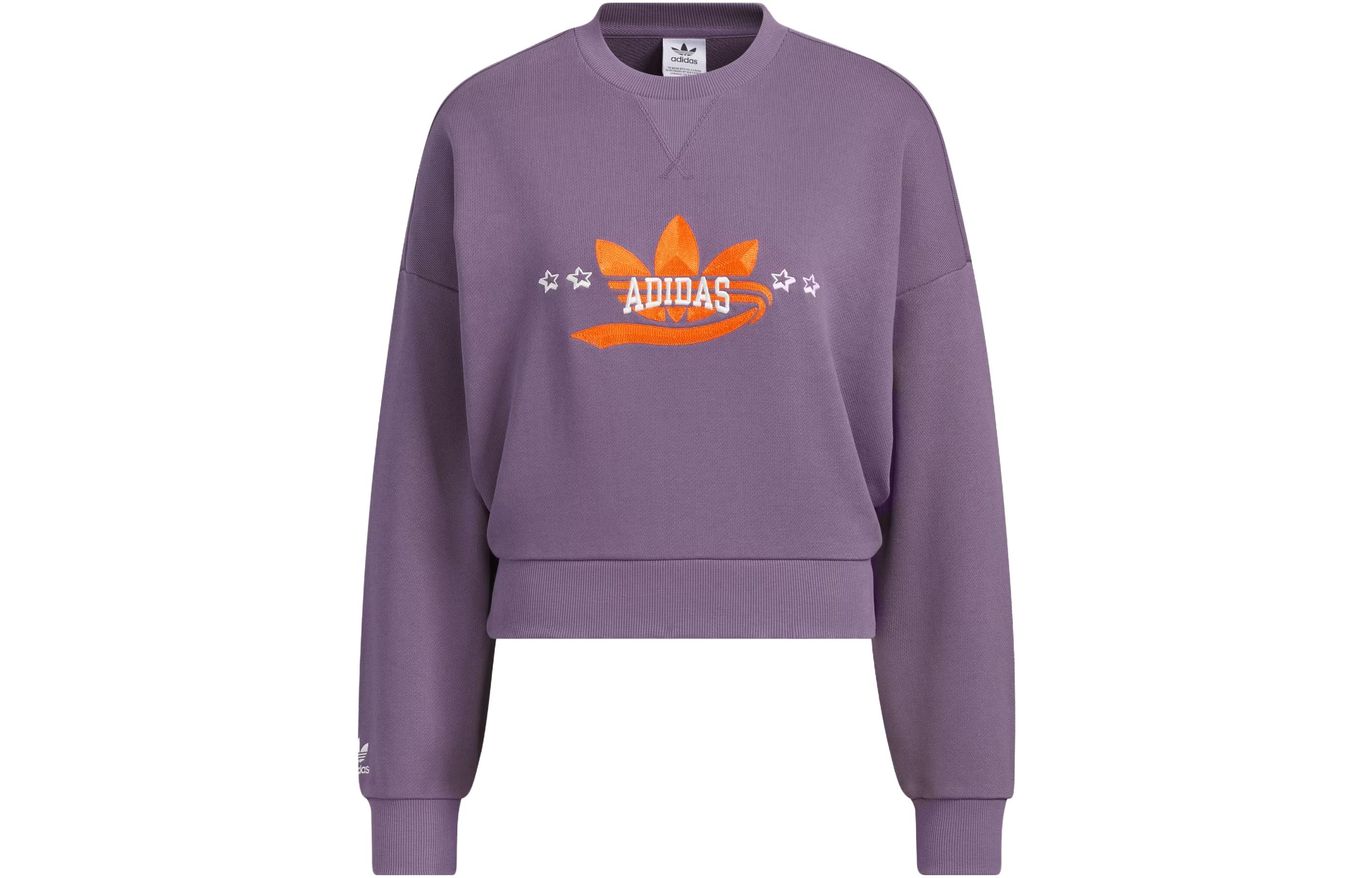 Adidas Originals Sweatshirt Women s Dark Gray Violet IN1053 S