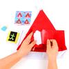 3Pcs/Set Craft Kit Creative Cartoon New Christmas Hat Personality Non-woven Toys Handmade For Children High Quality