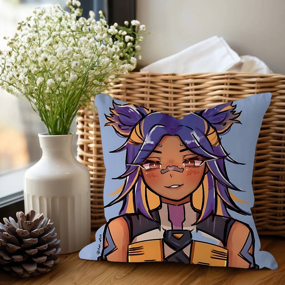 NEON V-VALORANT Kissenbezug Kissenbezug Polsterung Sofa Dekokissen Heimdekor Kissenbezug