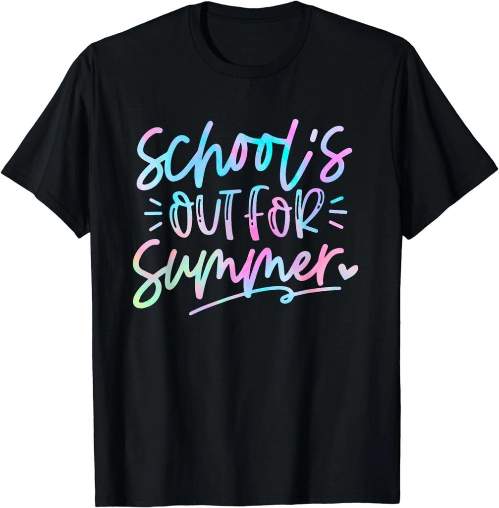 Tie Dye Last Day Of School Schools Out For Summer Teacher Gifts Unisex T-Shirt