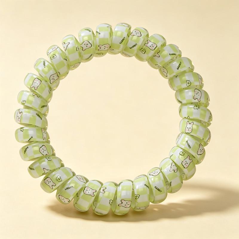 Candy-Colored Thick Bracelet-Style Hair Ring: Extra-Large Korean Rubber Band and Spring Headband Ornament