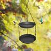 Large Capacity Bird Feeding Dish Convenient Bird Water Bowl Bird Tray Platform Feeder  Garden