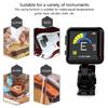 Portable Guitar Clip‑on Tuner USB Rechargeable Violin Ukulele Tuner Universals Digital Electronic Tuner Guitar Accessory