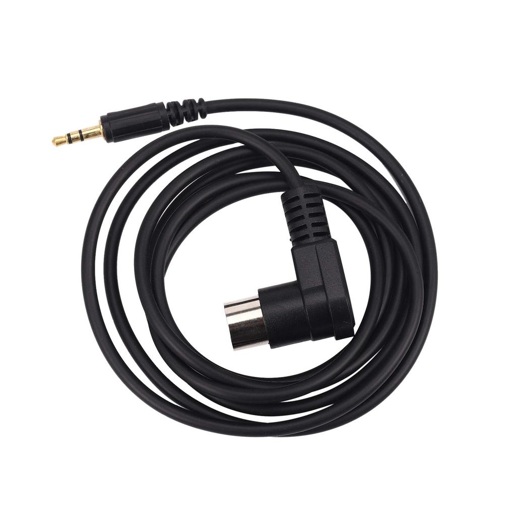 Aloypum Car 3.5mm Aux Input Adapter Audio Cable Mini Jack AUX 8Pin M-BUS CD Changer Cable for Gold Plug