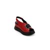 Women's Genuine Leather Wedge Heels Comfortable Stylish Sandals