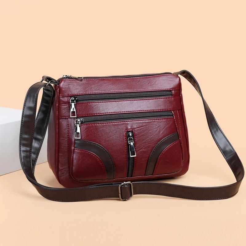 Women's Bag Messenger Bag In the New Women's Large-capacity Shoulder Bag Multi-layer Versatile Fashion Mother Bag