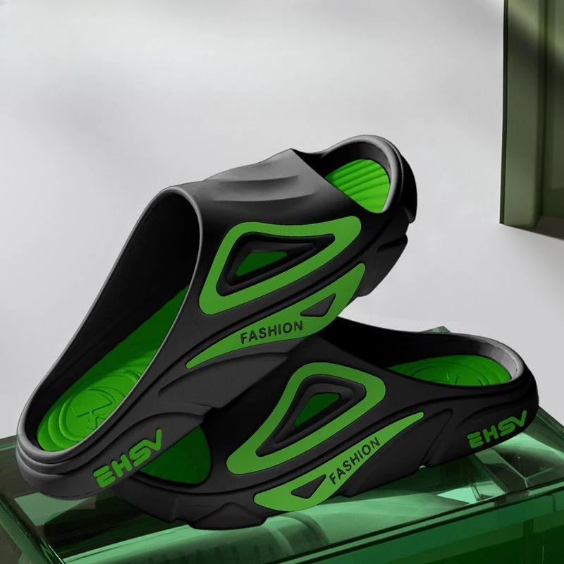 Fashion Slides House Pvc Male Slipper Walk Around Home Flat Indoor Men's Shoe Low Price Adult Comfortable High Quality Fashion Original