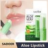 Sadoer Aloe Vera Lip Balm Nourishes, Moisturizes, and Softens, Prevents Dryness and Repairs Lips, Gentle and Non-Irritating
