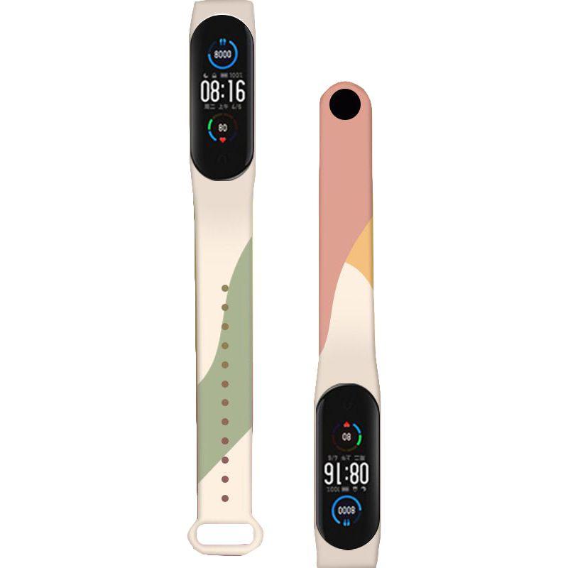 Replace Your Wristband With This Morandi Graffiti Strap For Xiaomi Mi Band 3/4/5/6