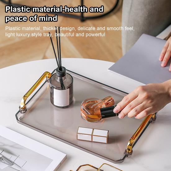 All-match Serving Tray Exquisite Plastic Versatile Snacks Fruit Tray Kitchen Supplies