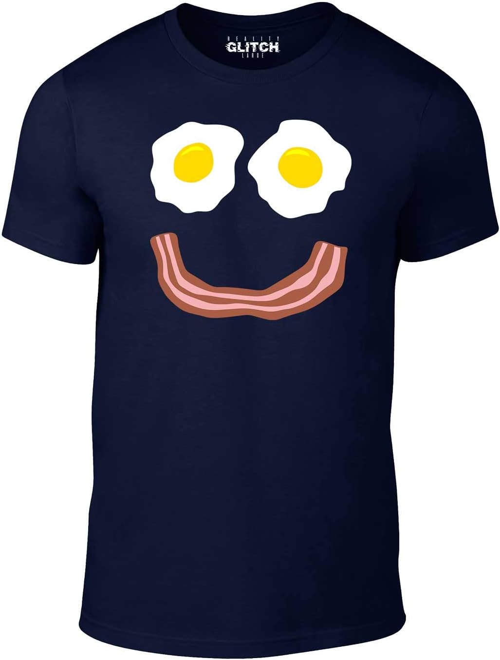 Men s Bacon & Egg Smile T-Shirt S