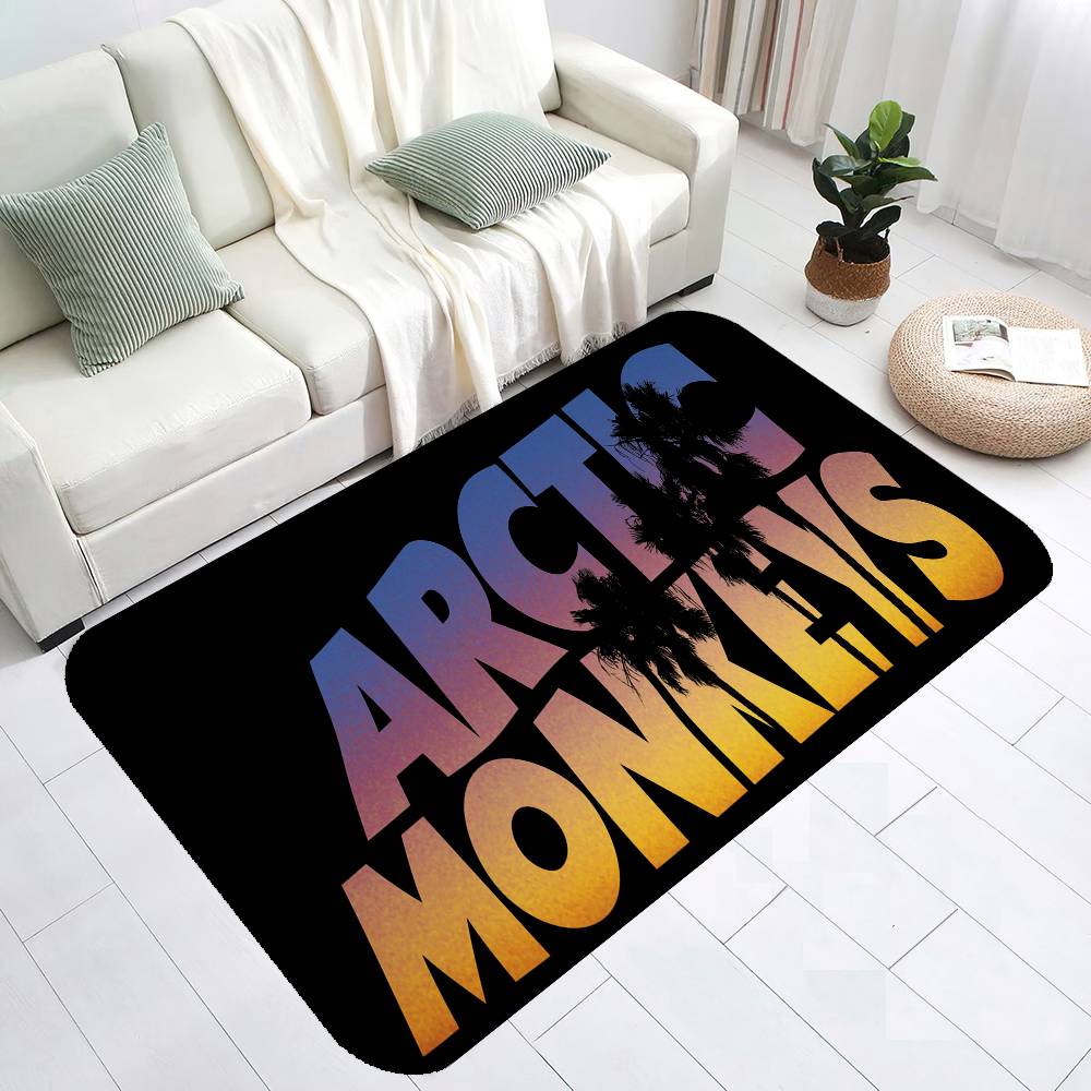 A-ARCTIC M-MONKEYS Bathroom Mat Kids Room Bedroom Decoration Balcony Anti-Slip Doormat Living Room Welcome Rug