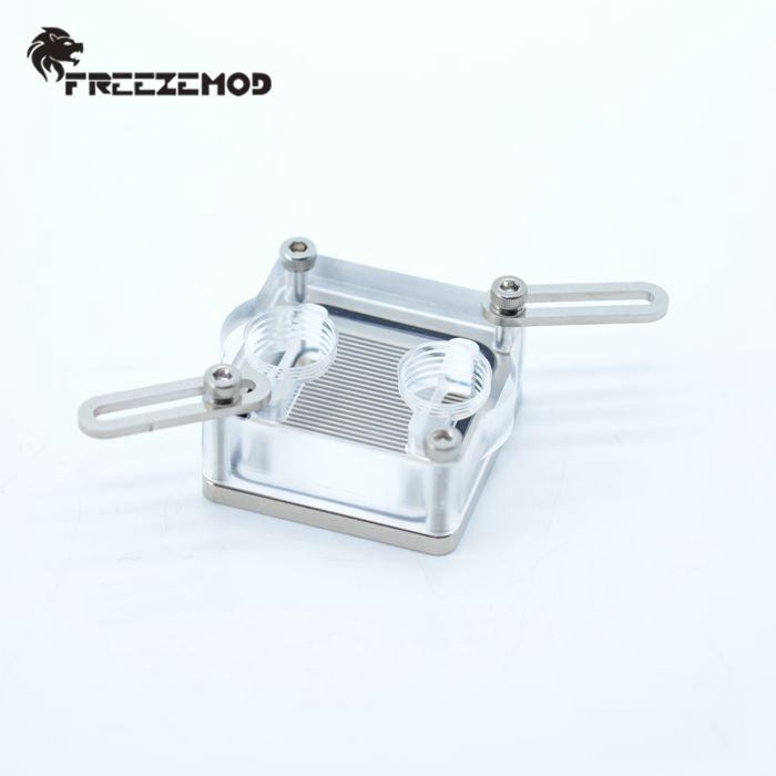 FREEZEMOD transparent computer water cooler block North and North Bridge cooling.  BQ-5285N Without fittings