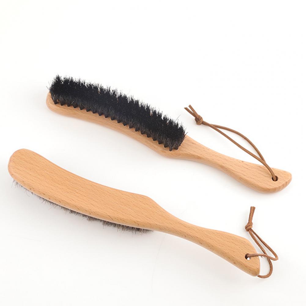 Hat Brush Hat Maintenance Brush Compact Portable Clothes Brush for Felt Cowboy Hats Velvet Furniture with Wooden Handle Pet Hair