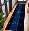 Night Light Airplane Runway Carpet Aviation Corridor Mat Corridor Entrance Door Mat Airport Runway Home Bedroom Bedside Carpet