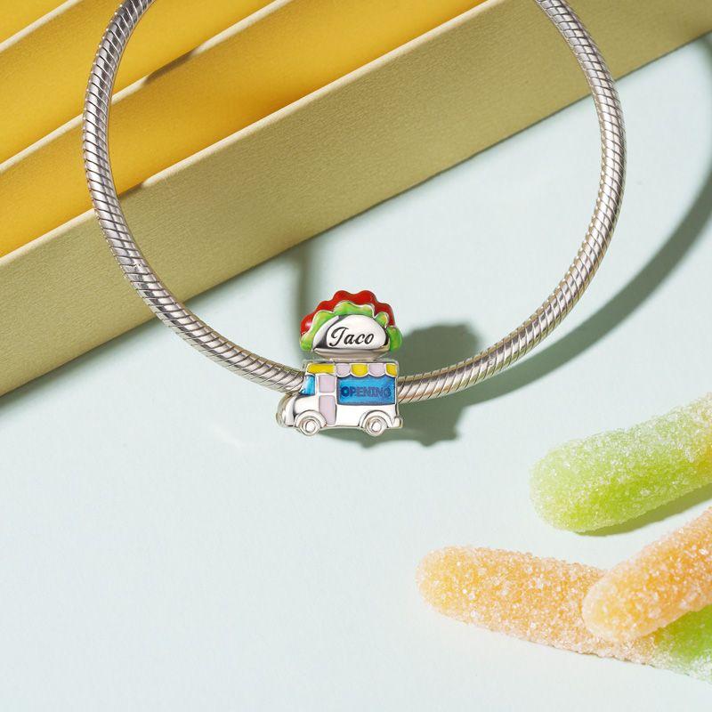 New Copper Charm Fit Original Bracelet Accessories Women Jewelry Delicious Food Series Hamburger Pepper Avocado