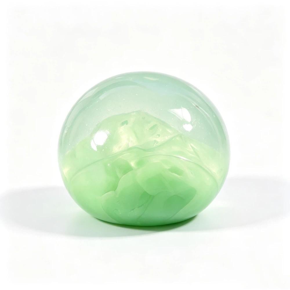 Transparent Crystal Ball Squeeze Toy Colorful Sensory Fidget Toy Slow Rising Ball Children Gifts