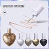 Pennello piccolo a forma di cuore impermeabile Shimmering Liquid Eyeliner Eye Illuminante Liquido Ombretto Trucco per occhi
