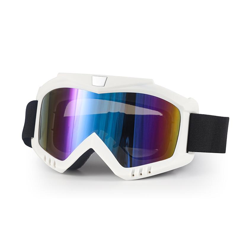 Outdoor Off-Road Motorcycle Windproof Sand-Proof UV-Protective Goggles with Interchangeable Lenses Full Frame for Riding