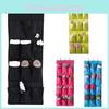 Colorful 12 Grids Door Behind Hanging Bag Wardrobe Home Wall Storage Solution