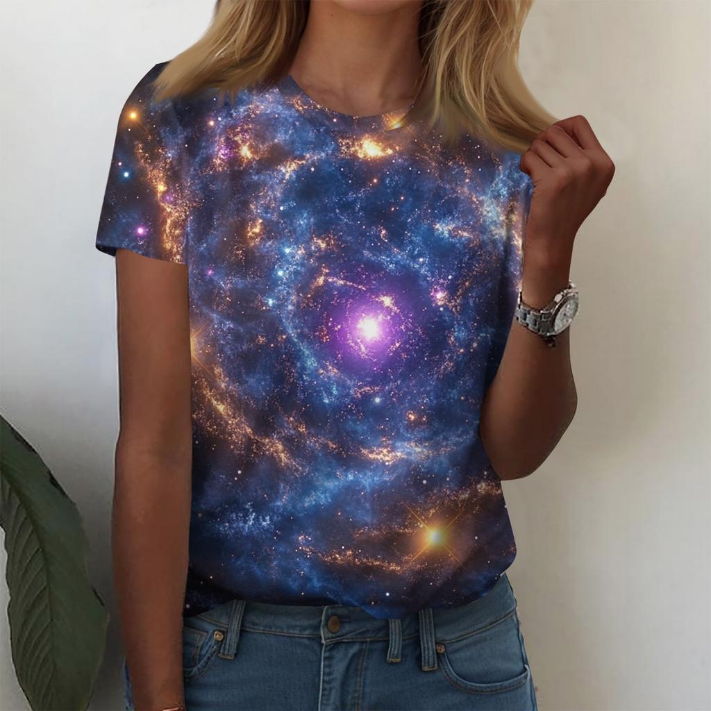 Camisas de manga curta para mulheres, tops fofos, camisetas gráficas, blusas casuais, plus size, tops básicos, pulôver