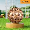 ABBA Iconic Music Legacy Soccer Ball Suitable for Both Training and Competition High Elasticity Outdoor Sports No. 5 Football Training Football
