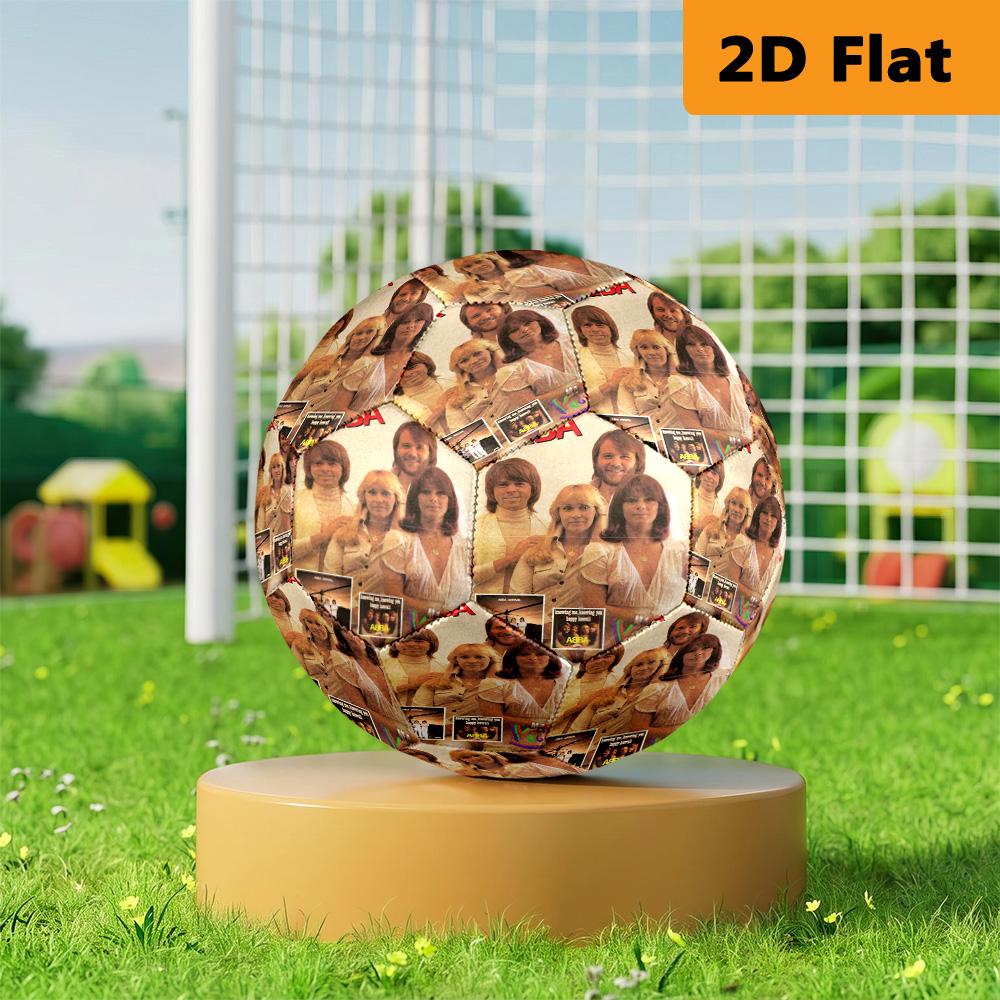 ABBA Iconic Music Legacy Soccer Ball Suitable for Both Training and Competition High Elasticity Outdoor Sports No. 5 Football Training Football