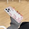 Beautiful cherry blossom pattern phone case suitable for iPhone 17 16 15 14 13 12 11 Pro/Max/Plus anti drop and shockproof