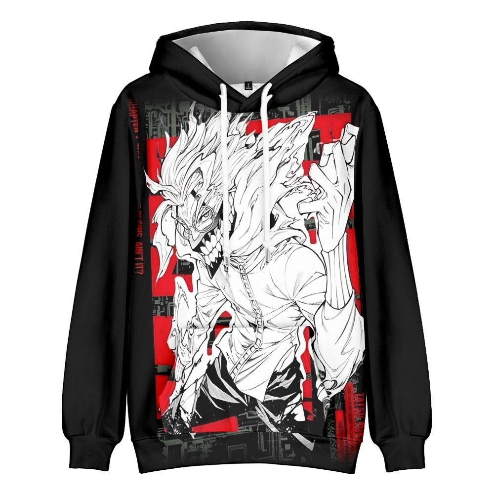 DAN DA DAN Anime Hoodie Tie Dye Hoodie Streetwear Hooded Sweatshirt Men Women Cosplay Sports
