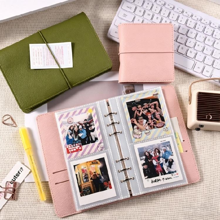 Leather Scrapbook With 100 Pocket Capacity 180 Degree Lay Flat Binding Photo Album With Sleeves Ideal For Collections